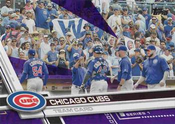 2017 Topps - Purple #72 Chicago Cubs Front