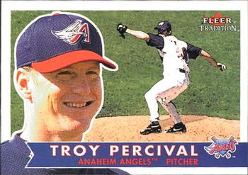 2001 Fleer Tradition #345 Troy Percival Front