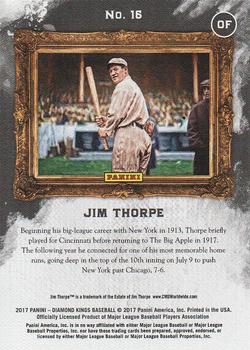 2017 Panini Diamond Kings #16 Jim Thorpe Back