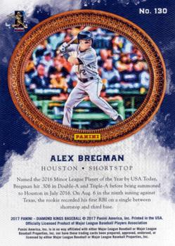 2017 Panini Diamond Kings #130 Alex Bregman Back