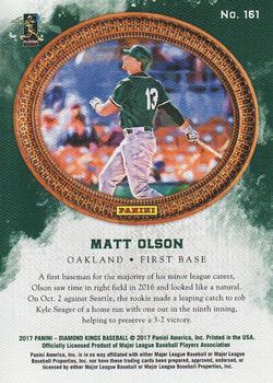 2017 Panini Diamond Kings #161 Matt Olson Back