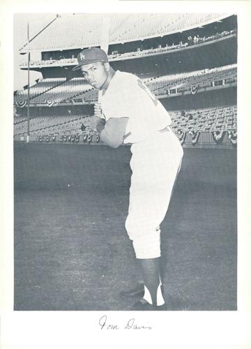 1962 Danny Goodman Los Angeles Dodgers Set D #NNO Tom Davis Front