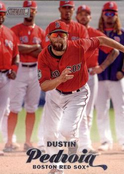 2017 Stadium Club #176 Dustin Pedroia Front