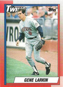 1990 Topps #556 Gene Larkin Front