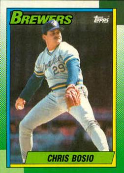 1990 Topps #597 Chris Bosio Front