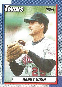 1990 Topps #747 Randy Bush Front