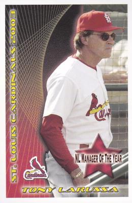 2003 St. Louis Cardinals Police #NNO Tony La Russa Front