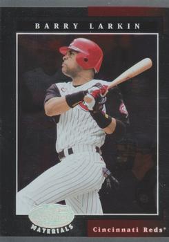 2001 Leaf Certified Materials #43 Barry Larkin Front