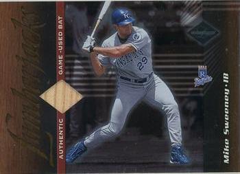 2001 Leaf Limited #198 Mike Sweeney Front