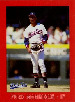 1988 Coca-Cola Chicago White Sox #NNO Fred Manrique Front