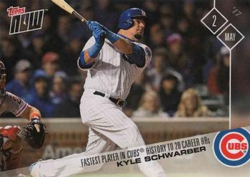 2017 Topps Now #107 Kyle Schwarber Front