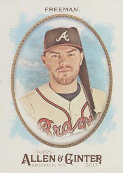 2017 Topps Allen & Ginter #280 Freddie Freeman Front