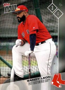 2017 Topps Now Road to Opening Day Boston Red Sox #OD-25 Sandy Leon Front
