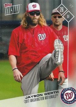 2017 Topps Now Road to Opening Day Washington Nationals #OD-291 Jayson Werth Front