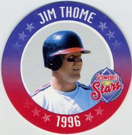 1996 Schwebel's Stars #1 Jim Thome Front