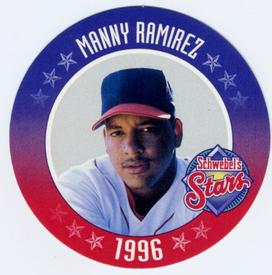 1996 Schwebel's Stars #6 Manny Ramirez Front