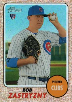 2017 Topps Heritage - Chrome Refractor #THC-537 Rob Zastryzny Front