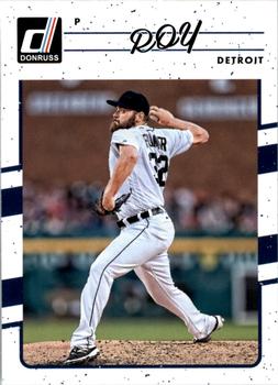 2017 Donruss - Cyan Back #96b Michael Fulmer Front