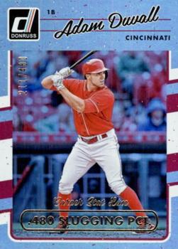 2017 Donruss - Career Stat Line #80 Adam Duvall Front