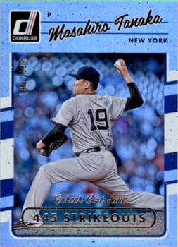 2017 Donruss - Career Stat Line #128 Masahiro Tanaka Front