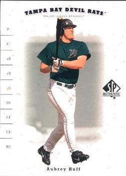 2001 SP Authentic #11 Aubrey Huff Front