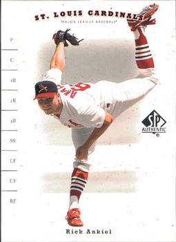 2001 SP Authentic #53 Rick Ankiel Front