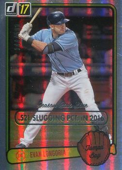 2017 Donruss - Retro Variations 1983 Season Stat Line #RV-35 Evan Longoria Front