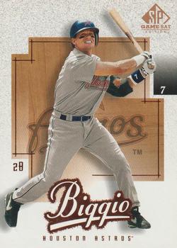 2001 SP Game Bat #45 Craig Biggio Front