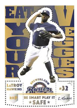 2011 Milwaukee Brewers Police #NNO LaTroy Hawkins Front