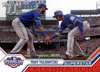 2017 Topps Opening Day - Superstar Celebrations #SC-14 Troy Tulowitzki Front