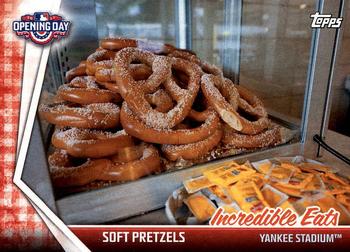 2017 Topps Opening Day - Incredible Eats #IE-10 Soft Pretzels Front