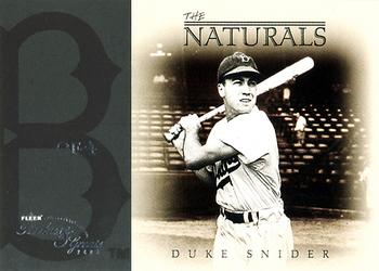 2003 Fleer Rookies & Greats - Naturals #10TN Duke Snider Front