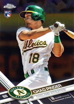 2017 Topps Chrome #141 Chad Pinder Front