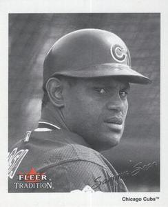 2003 Fleer Tradition - Black/White Goudey #21 B/W G Sammy Sosa Front