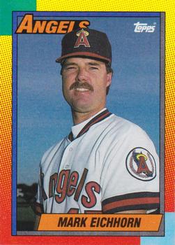 1990 Topps Traded - Gray Card Stock (Pack Version) #28T Mark Eichhorn Front