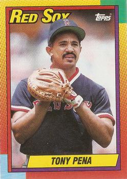 1990 Topps Traded - Gray Card Stock (Pack Version) #90T Tony Pena Front