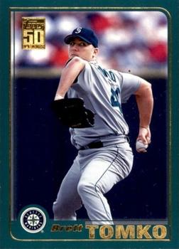 2001 Topps #505 Brett Tomko Front