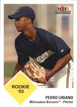 2003 Fleer Tradition Update - Glossy #U296 Pedro Liriano Front