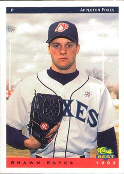 1993 Classic Best Appleton Foxes #1 Shawn Estes Front