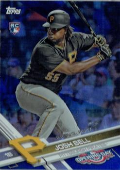 2017 Topps Opening Day - Rainbow Foil Blue #57 Josh Bell Front