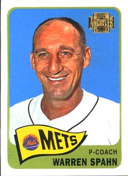 2001 Topps Archives #134 Warren Spahn Front