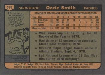 2001 Topps Archives #81 Ozzie Smith Back