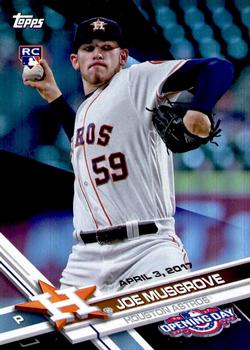 2017 Topps Opening Day - Purple Foil #43 Joe Musgrove Front