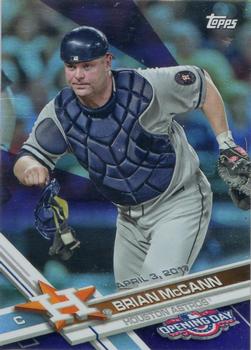 2017 Topps Opening Day - Purple Foil #161 Brian McCann Front