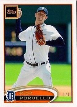 2012 Topps - Gold Embedded #82 Rick Porcello Front