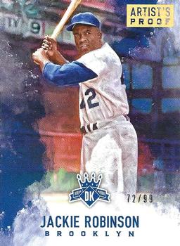 2017 Panini Diamond Kings - Artist's Proof Gold #15 Jackie Robinson Front