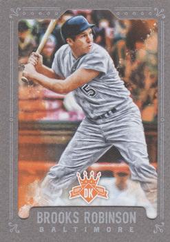 2017 Panini Diamond Kings - Framed Grey #98 Brooks Robinson Front