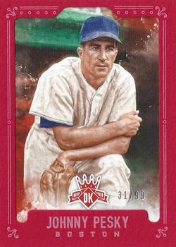 2017 Panini Diamond Kings - Framed Red #47 Johnny Pesky Front