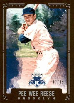 2017 Panini Diamond Kings - Framed Brown #30 Pee Wee Reese Front