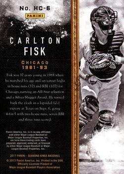 2017 Panini Diamond Kings - Heritage Collection #HC-6 Carlton Fisk Back